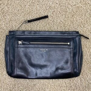 Coach Black Leather Clutch